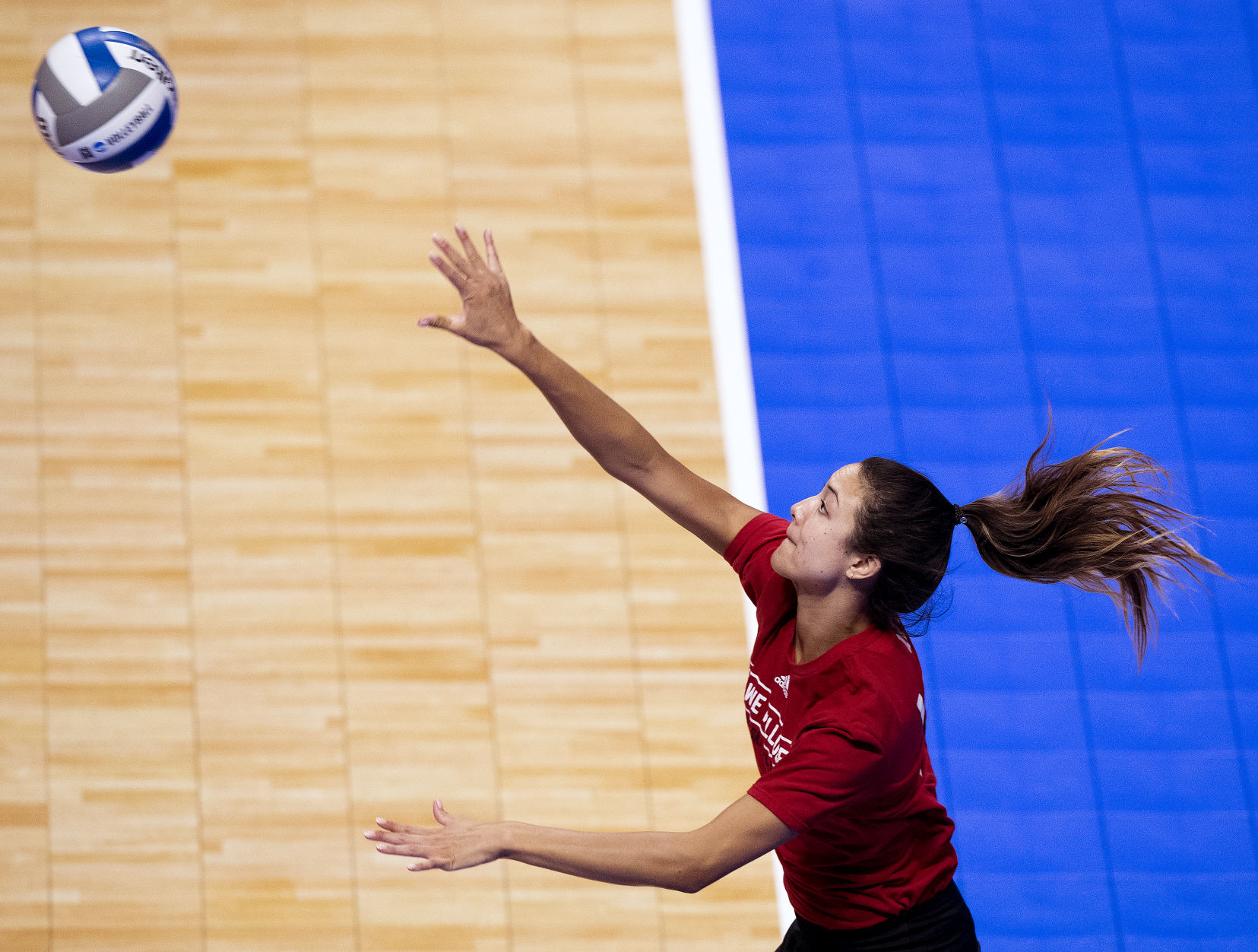 Nebraska Volleyball Practice in Minneapolis, 12.06